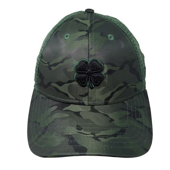 Black Clover Snapback Trucker Hat Multicolor One Size Camo Mesh Back - Picture 1 of 9